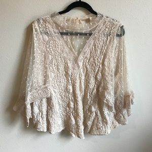 Free People Lace Top